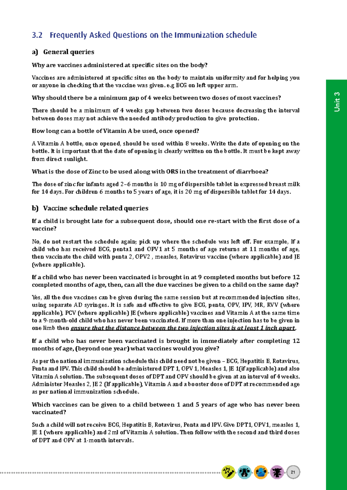 Frequently asked question for Vaccine - Unit 3 3 Frequently Asked ...