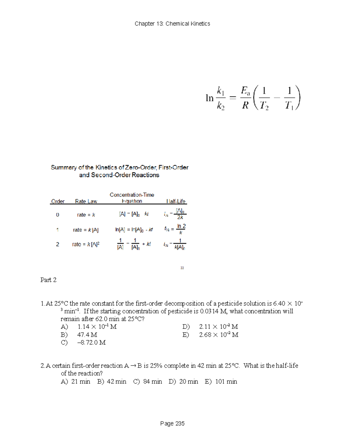 interactive quiz CHEM 260 Mercy Studocu