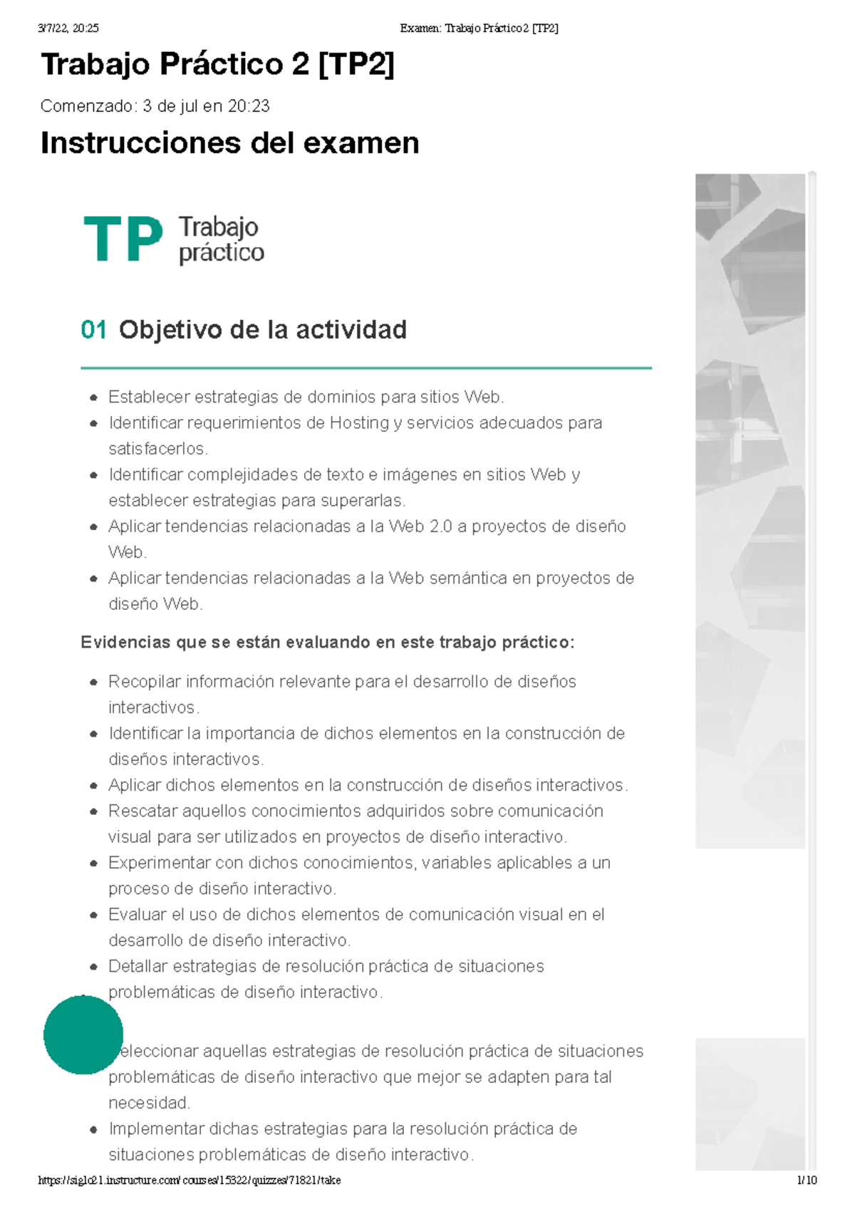TP 2 DI - api - Trabajo Práctico 2 [TP2] Comenzado: 3 de jul en 20 ...
