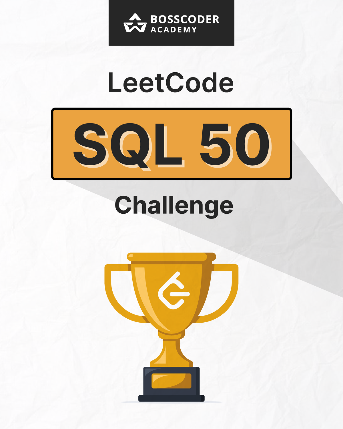 Leetcodesql - Good - LeetCode SQL 50 Challenge Everyone learns uniquely ...