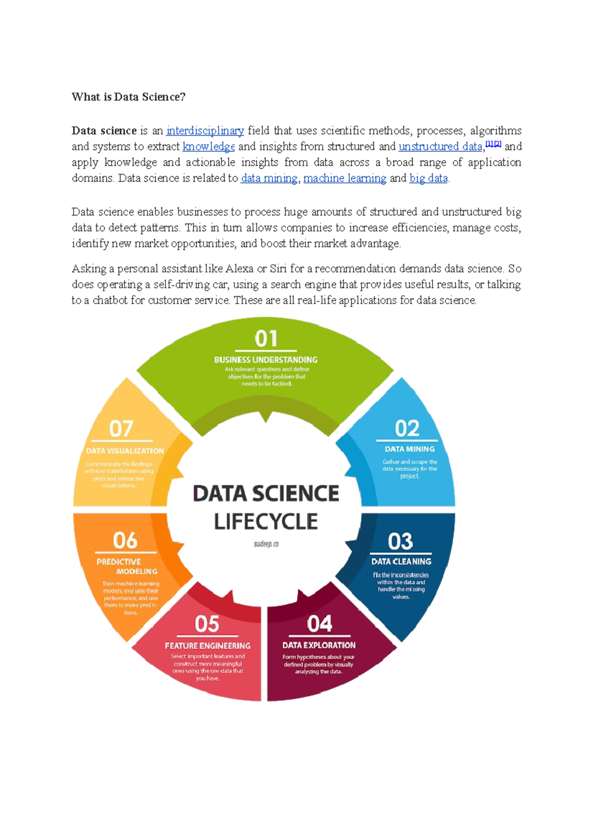Data Science - What is Data Science? Data science is an ...