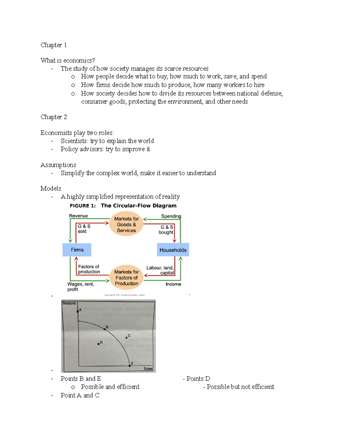 Final Exam Reviewer - Idk - Chapter 1 What is economics? - The study of ...