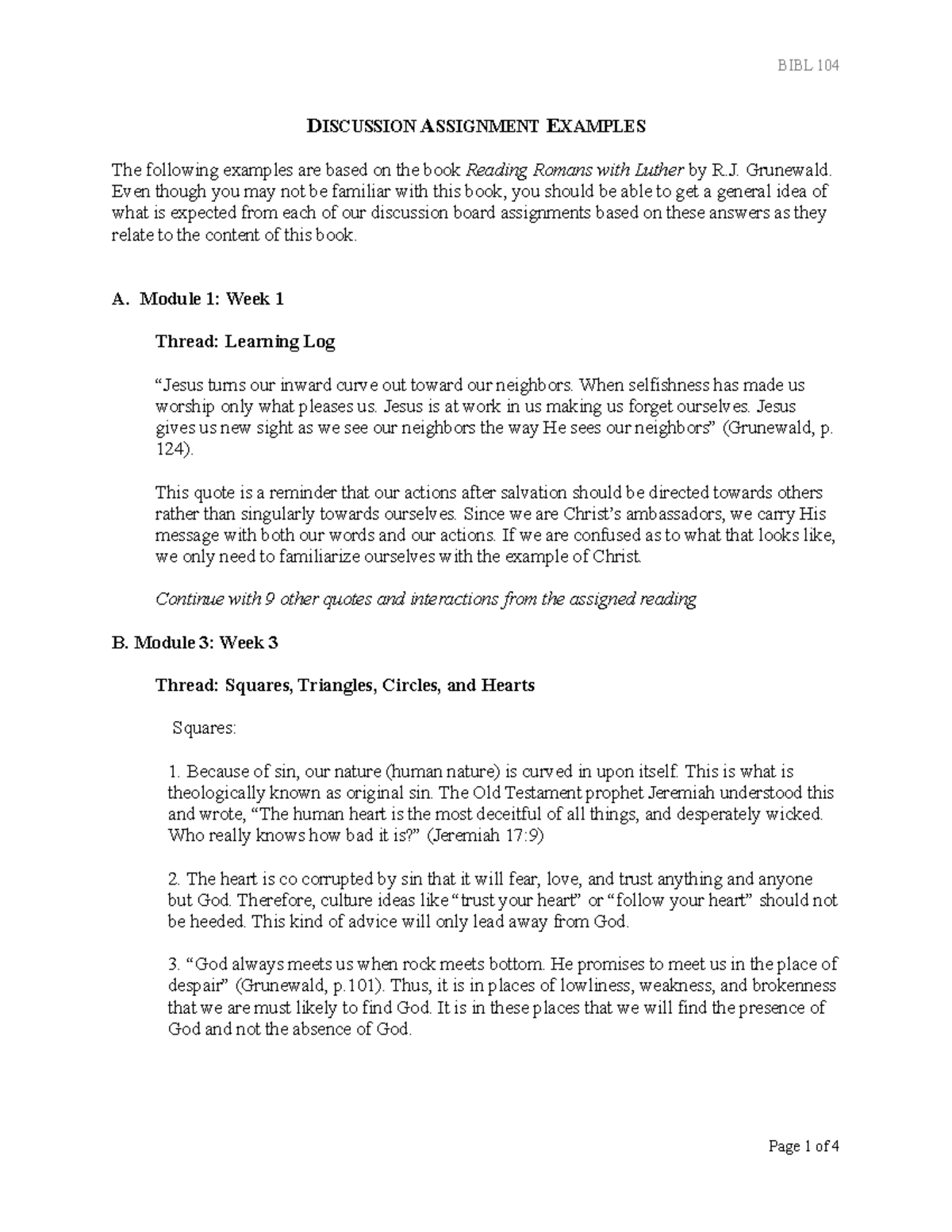 Discussion Assignment Examples(1)(1) - DISCUSSION ASSIGNMENT EXAMPLES ...