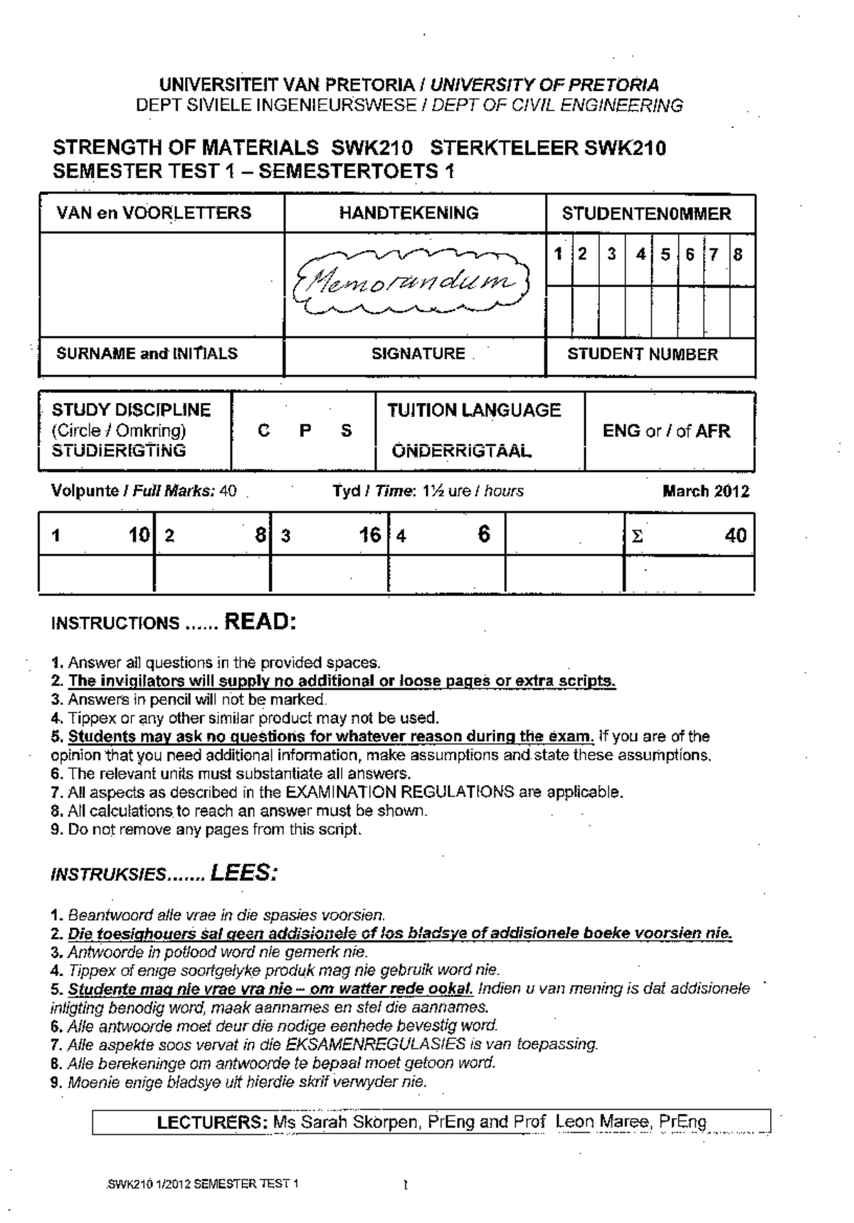 Swk 210 St1 2012 Swk 210 Studocu