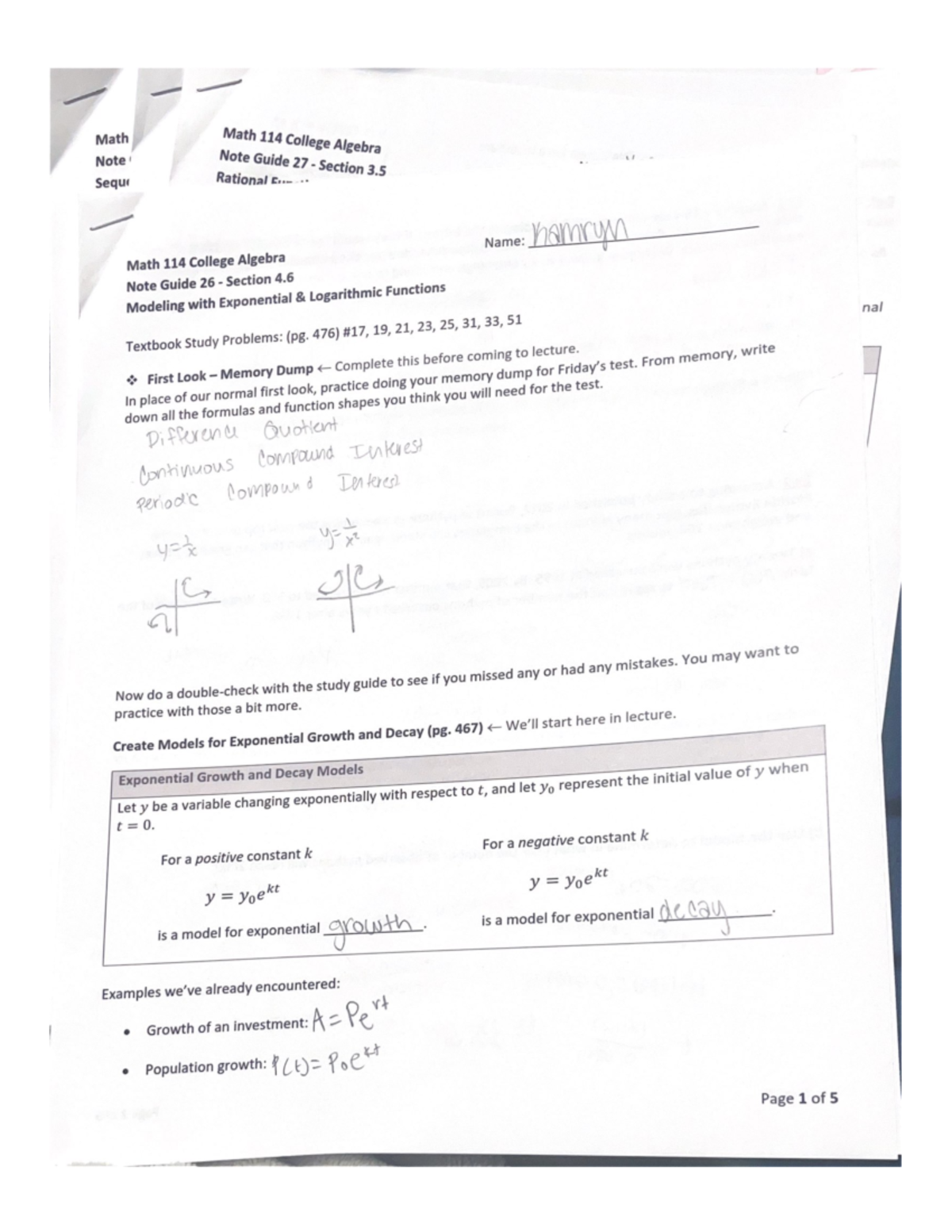 26 - Algebra - Studocu