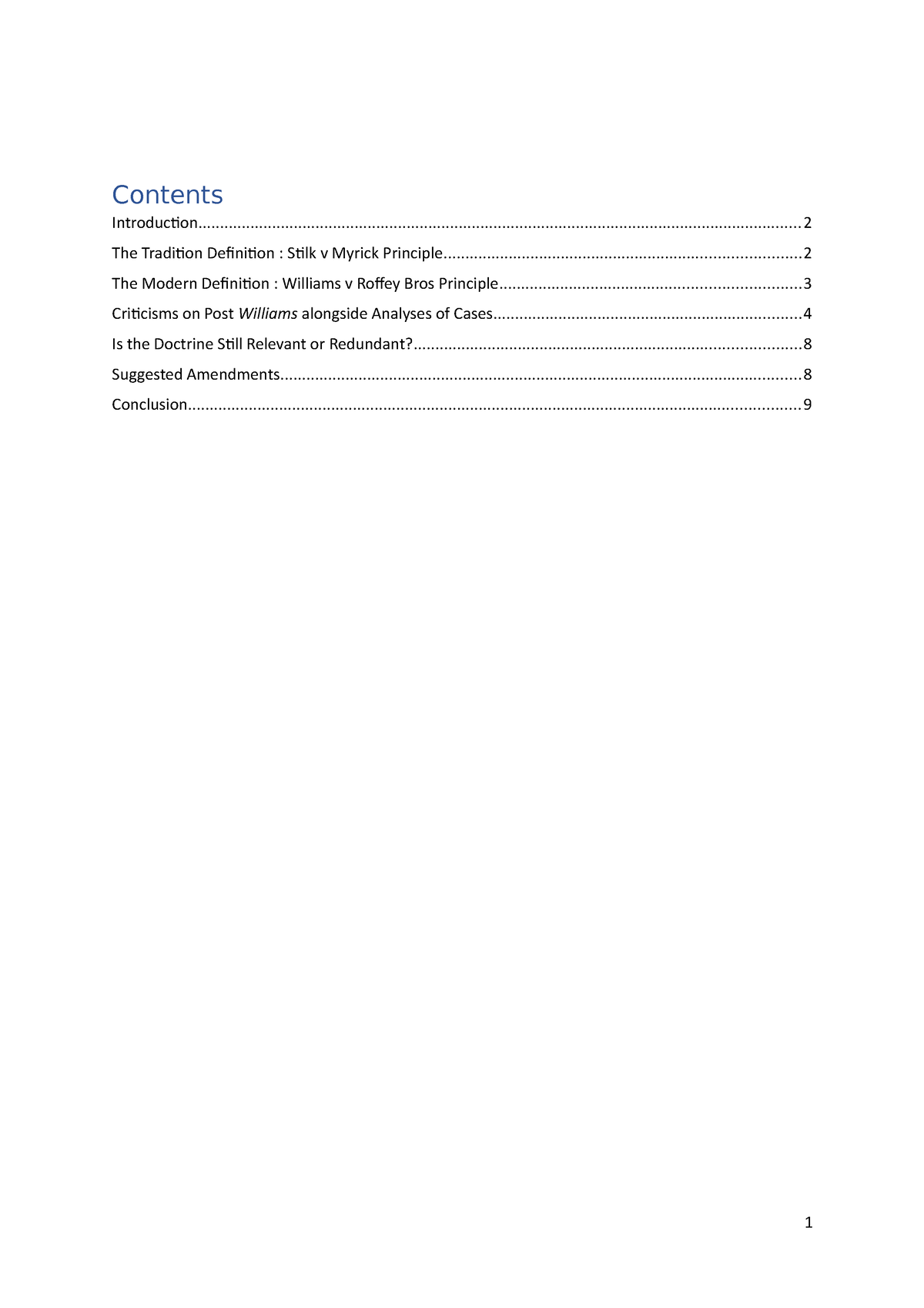 law of contract assignment topics