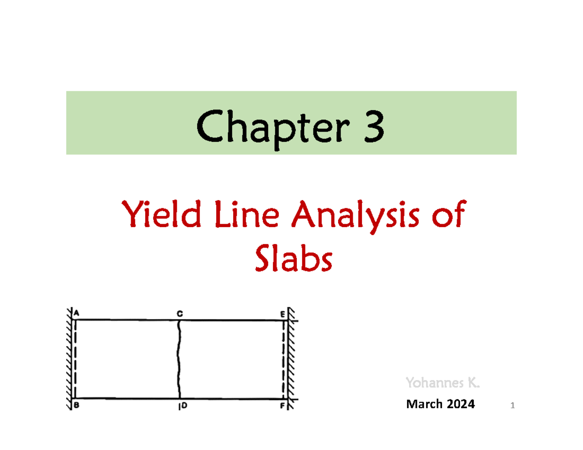 RC II Chapter 3 Yield Line Analysis PPT - Chapter 3 Yield Line Analysis ...