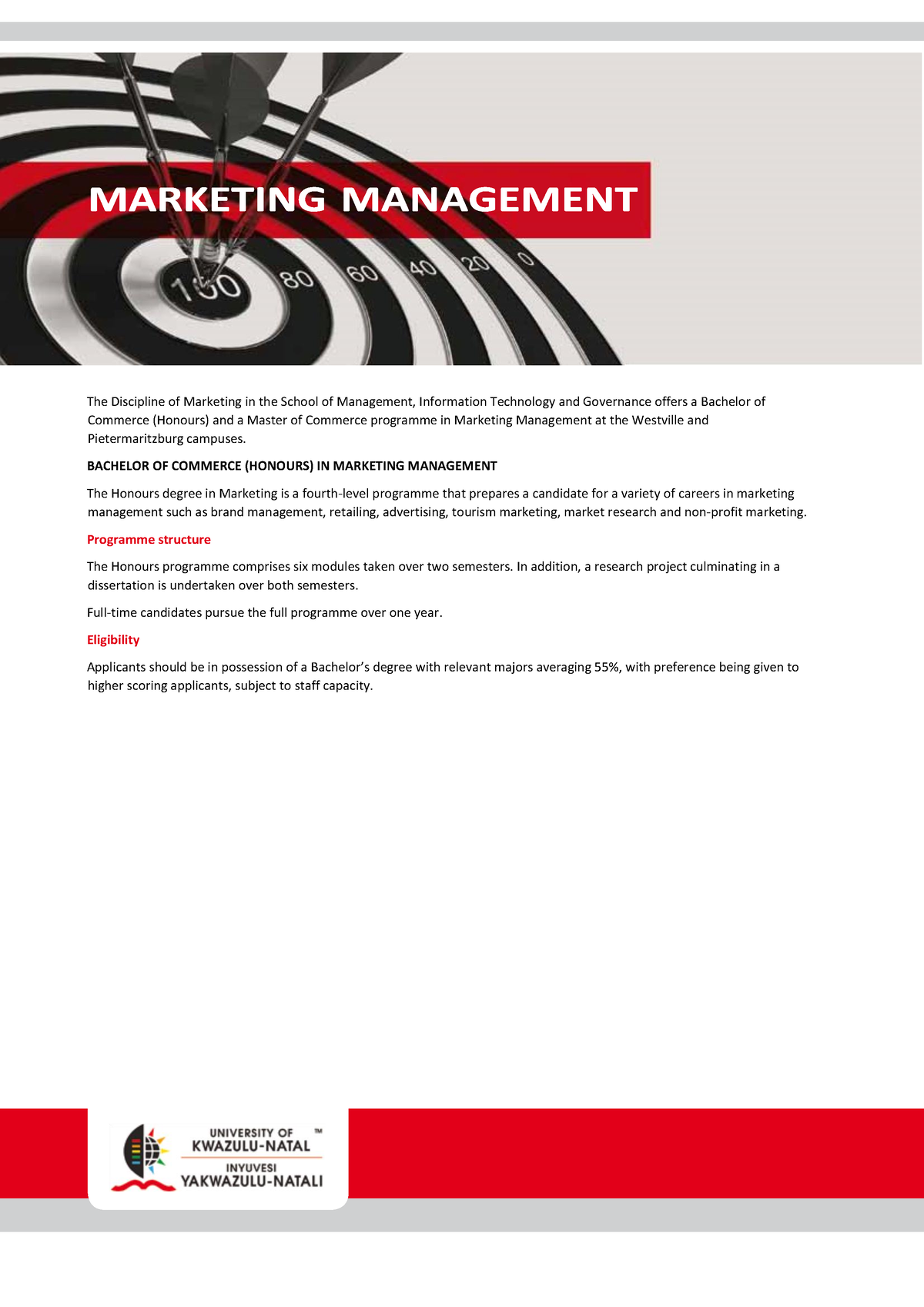 Marketing-management - The Discipline of Marketing in the School of ...