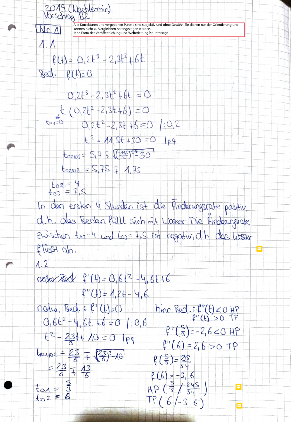 BG Mathe 2019 NT B2 - O(ochtermin) VorschloaS A PCA)O,2E 2,346t 0,2-2 ...