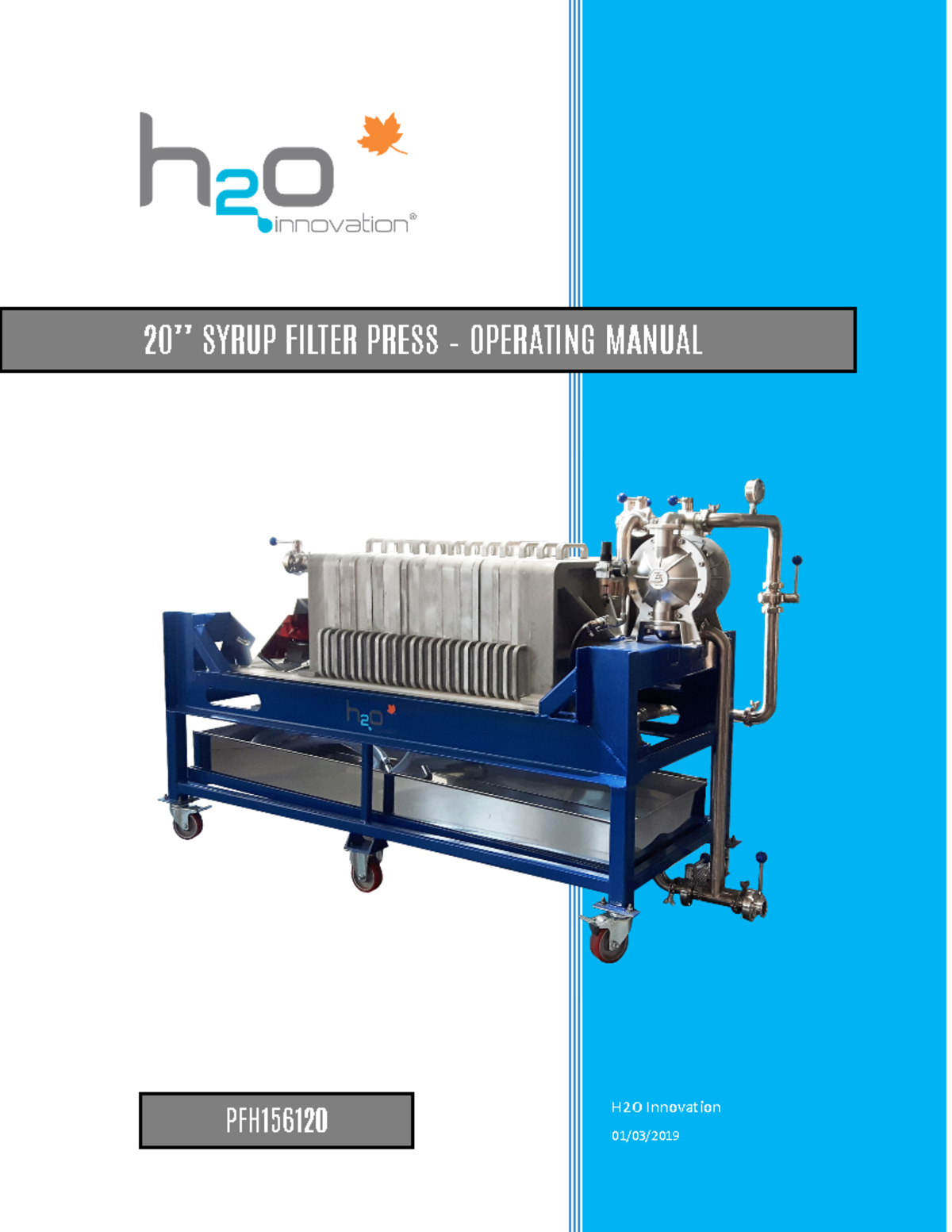 20SyrupFilterPressManual 20200218 Ingenieria de Procesos