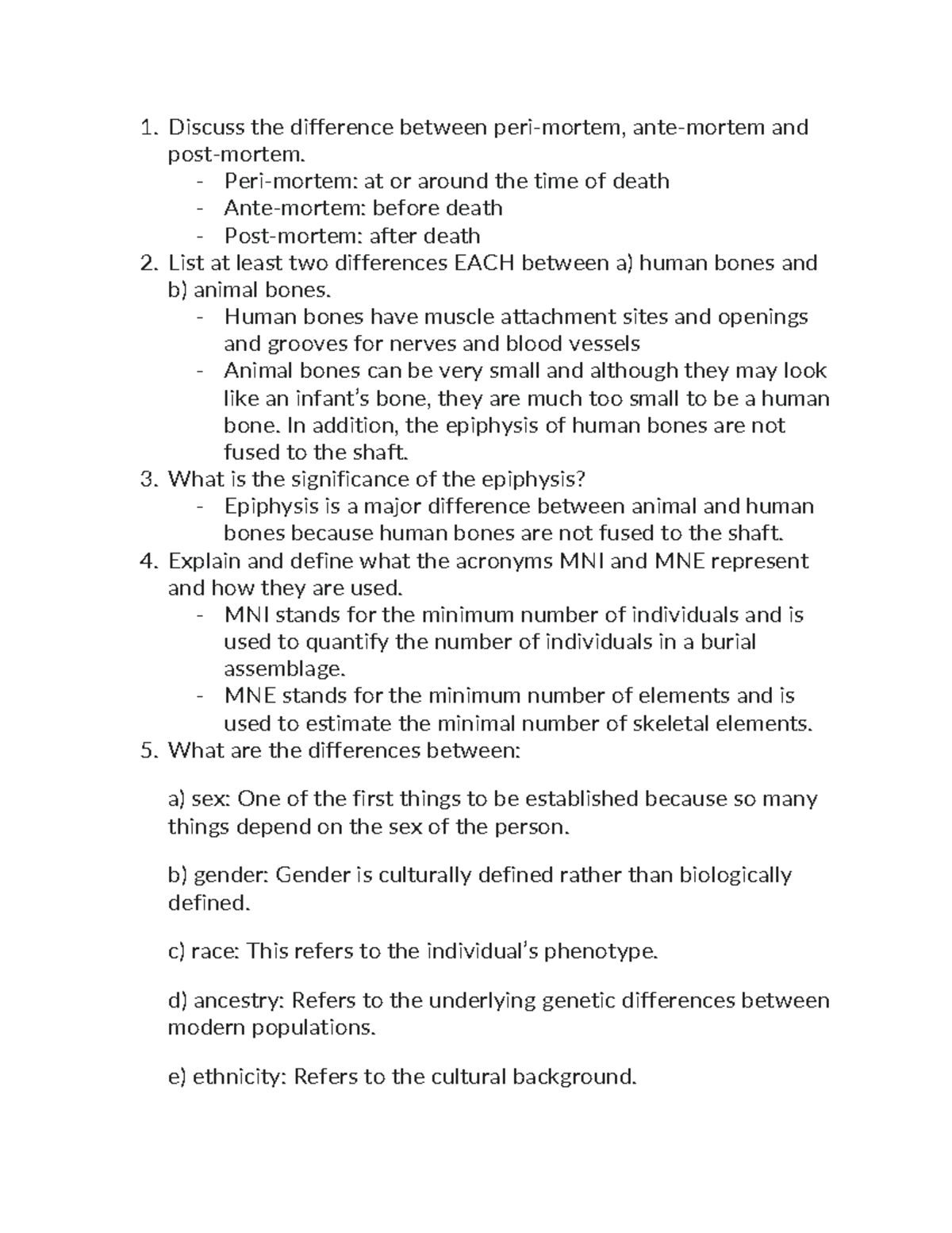 human-and-animal-bone-comparison-anth-2301-blinn-college-studocu