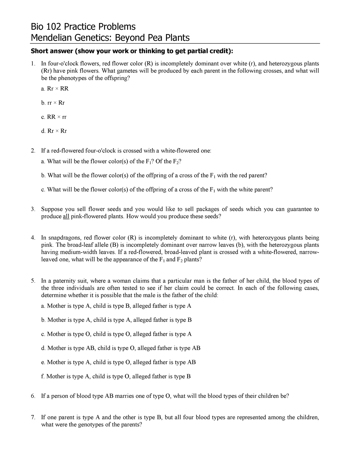 11.2 Applying Mendel's Principles Answer Key and Deeper Understanding