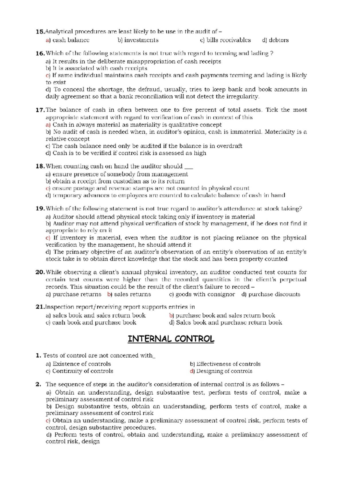 The term audit usually refers to a financial statement audit ...