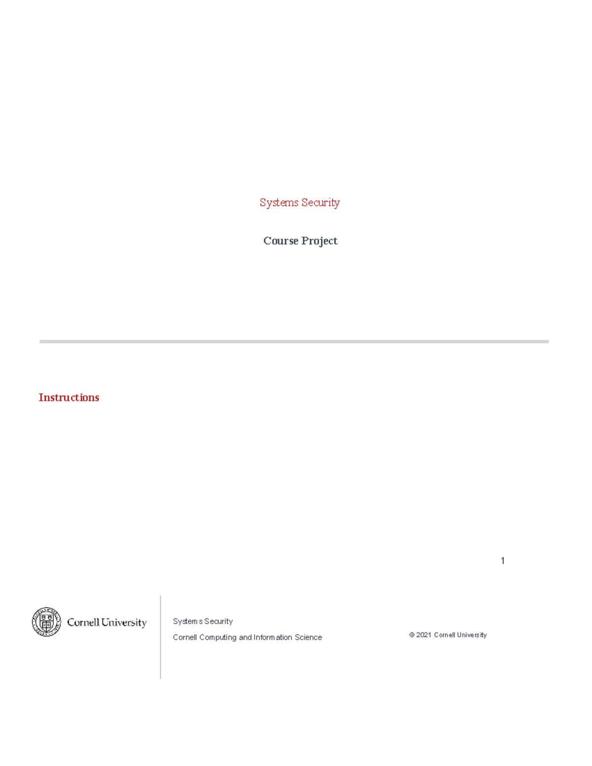 Cyber Security 431 Course Project 1 Result (Repaired) - Systems ...