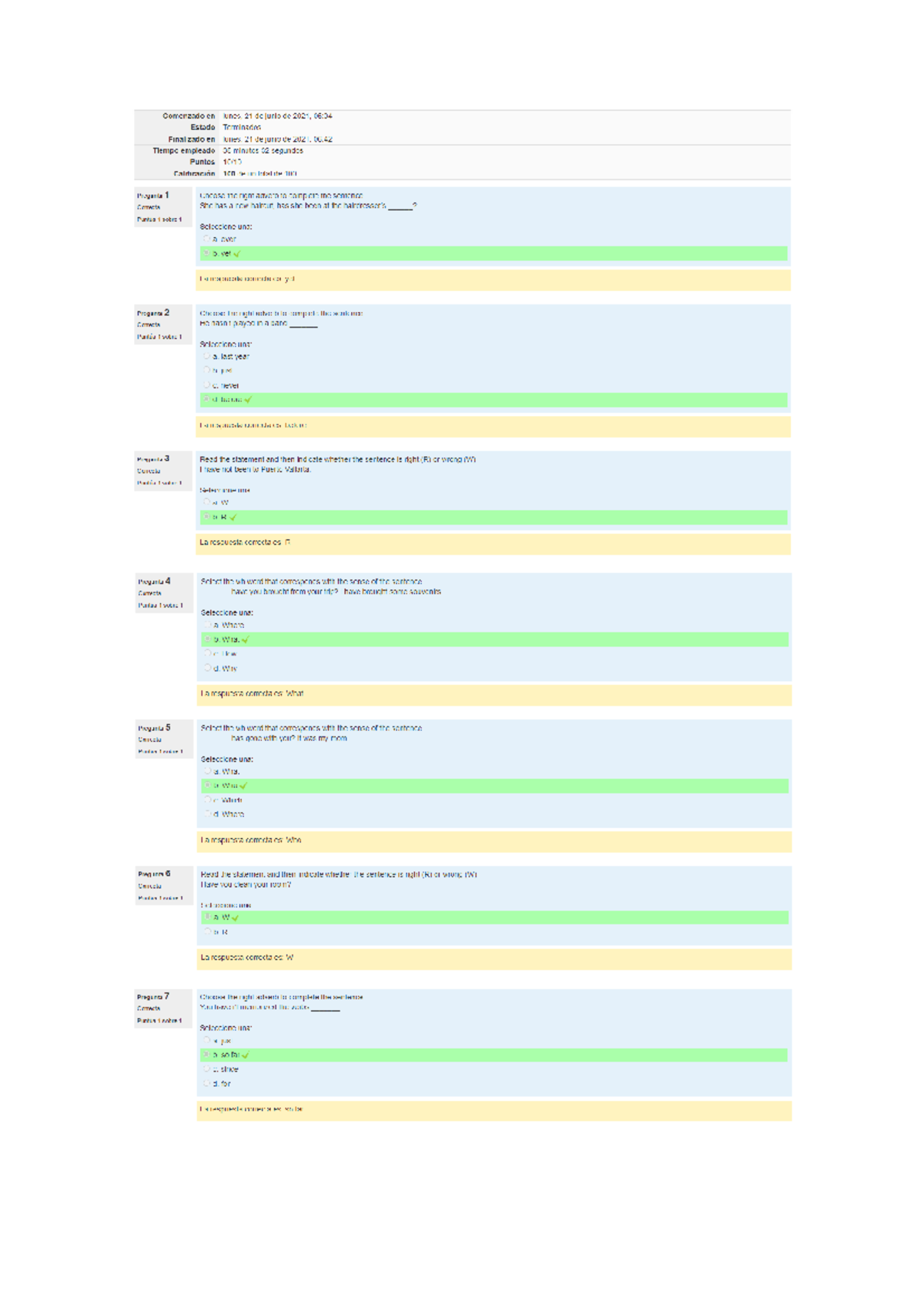 assignment 3 questionnaire u2 idioma extranjero iii