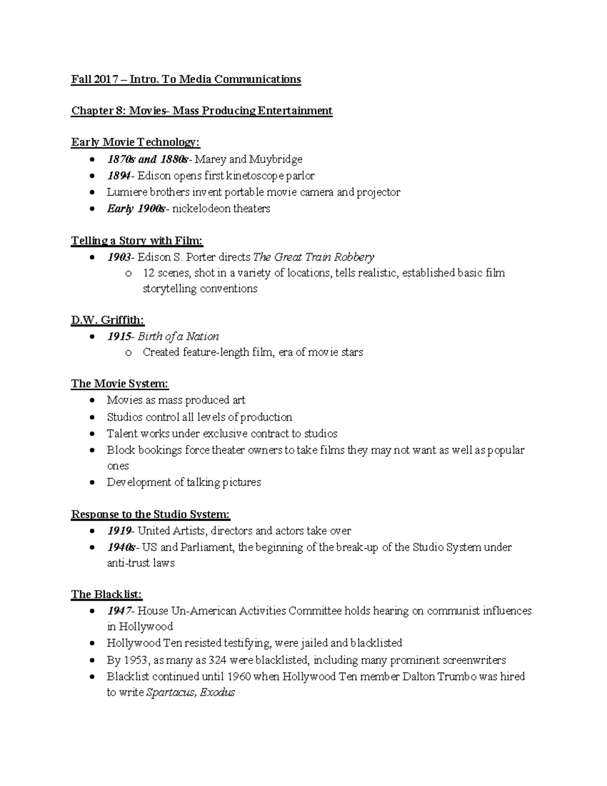 Introduction To Media Communications Chapter 8 Fall 2017 Intro To Introduction To Media Communications Chapter 8 Fall 2017 Intro To