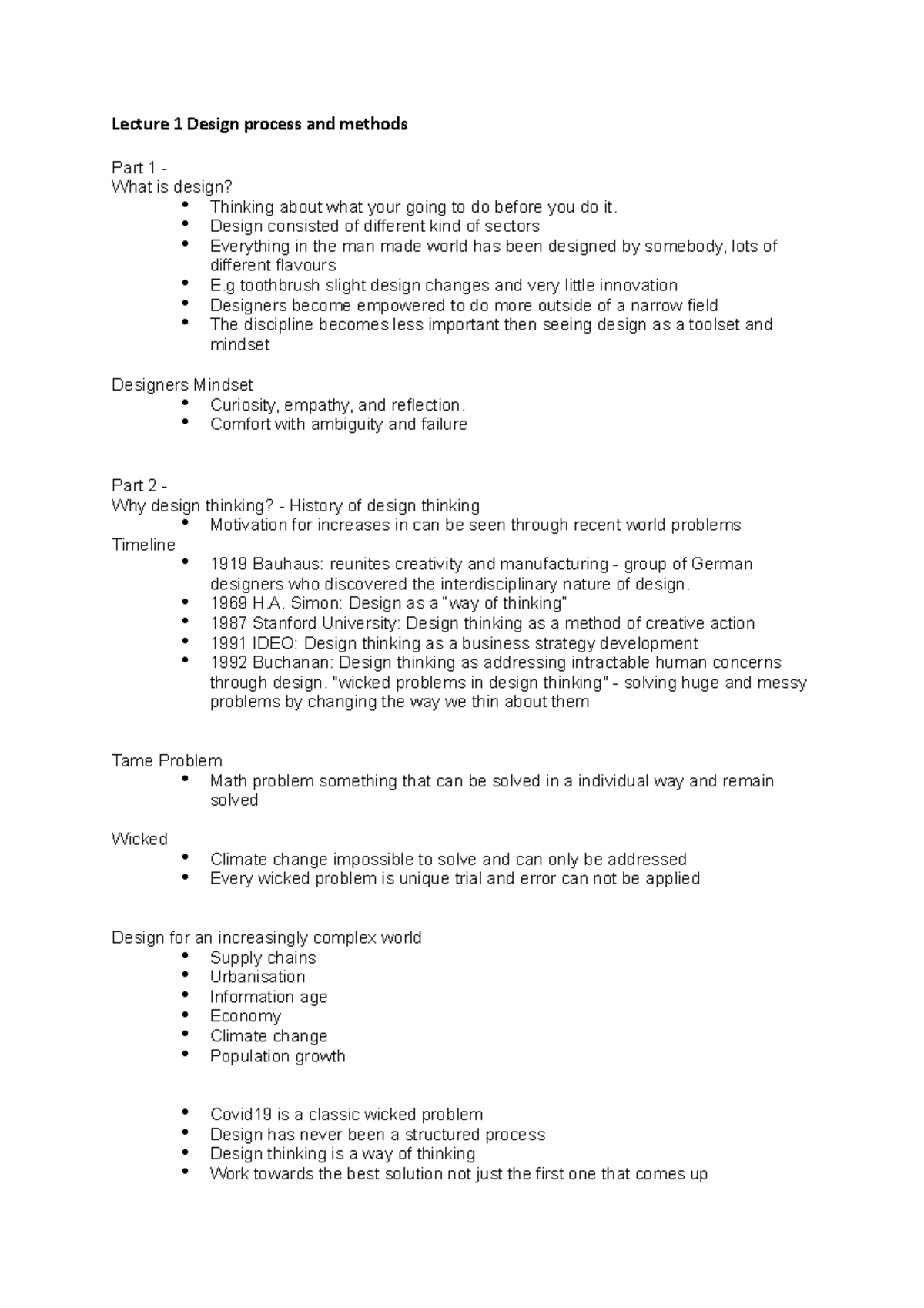 Lecture 1 Design Process And Methods Lecture 1 Design Process And Methods Part 1 What Is Lecture 1 Design Process And Methods Lecture 1 Design Process And Methods Part 1 What Is
