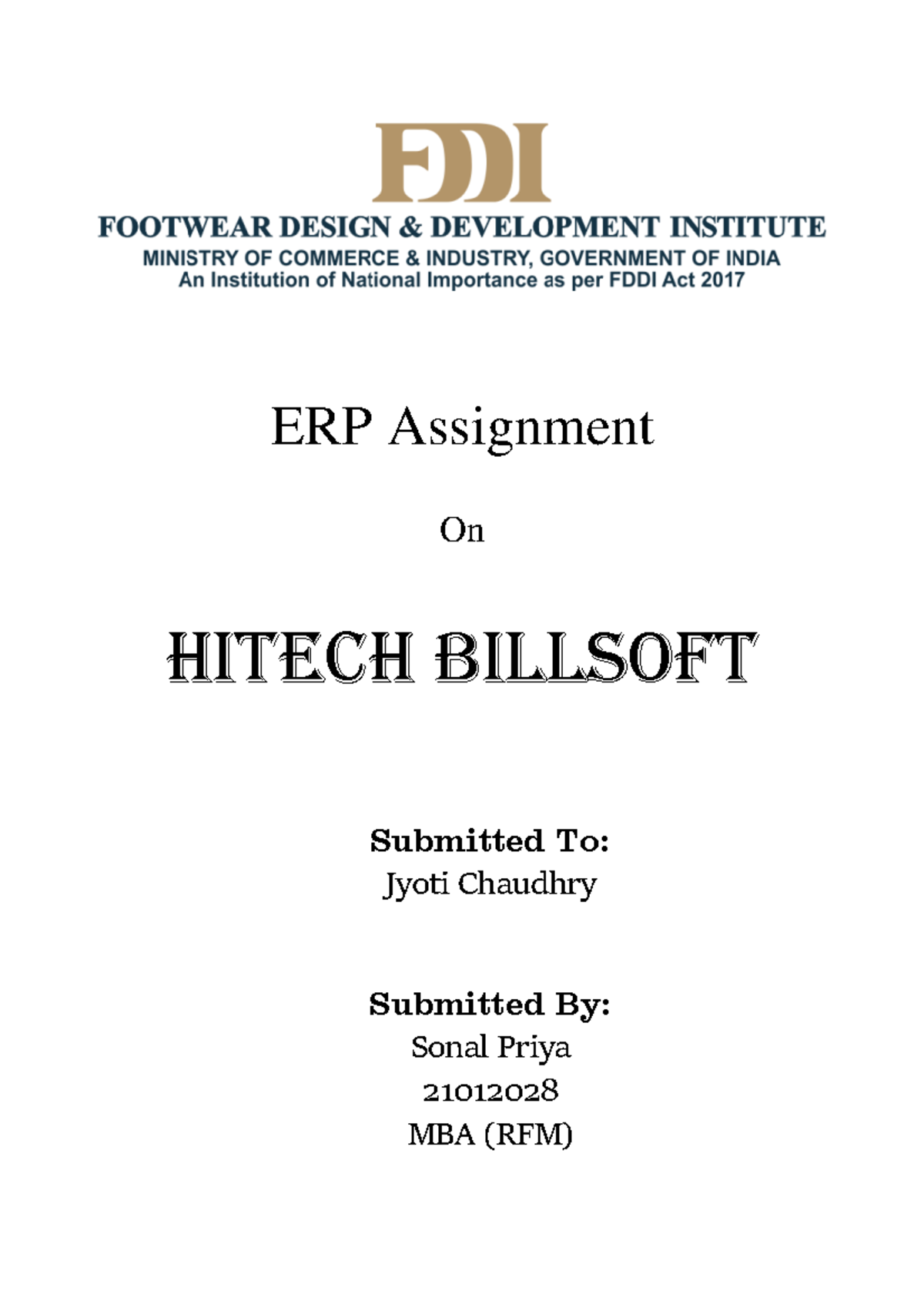 project report on footwear shop