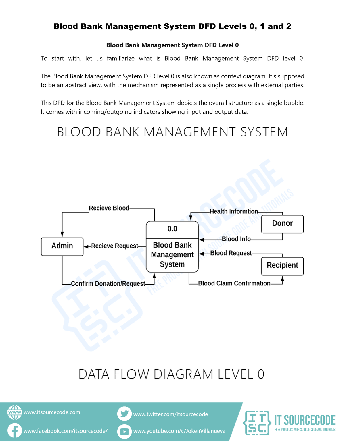 blood bank management system case study