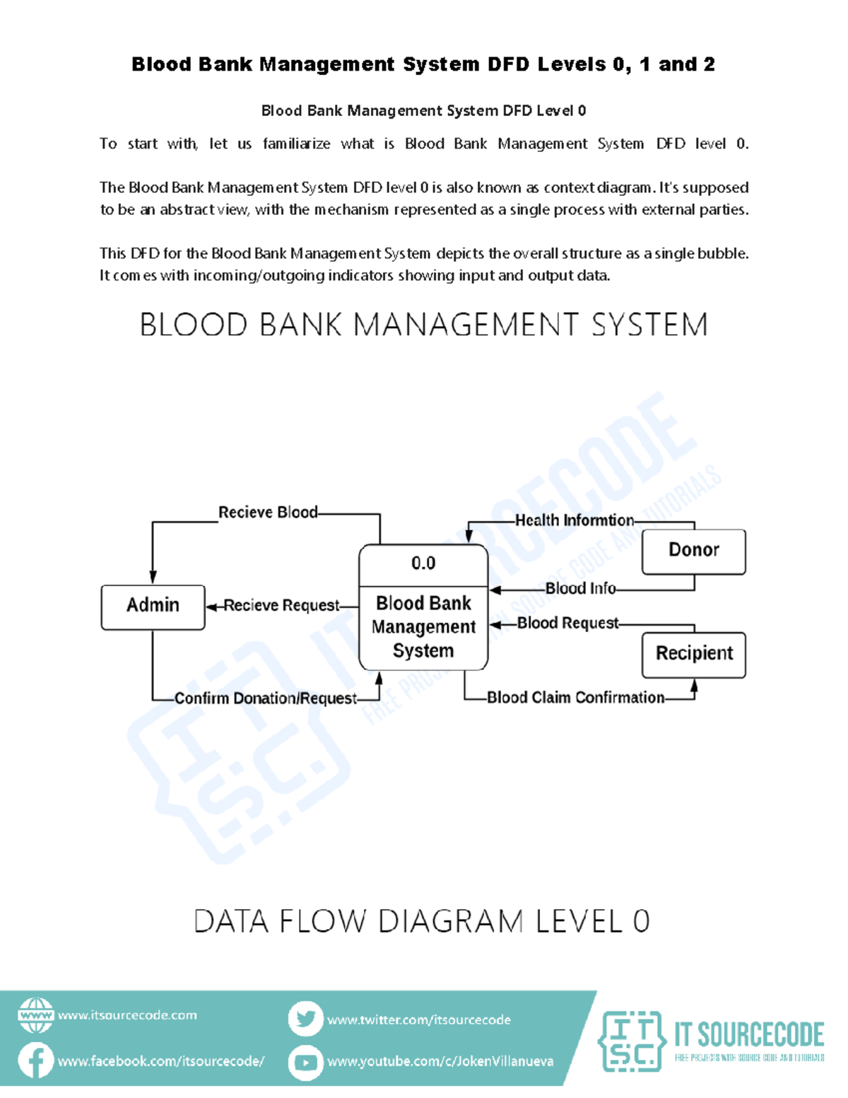 blood bank management system case study