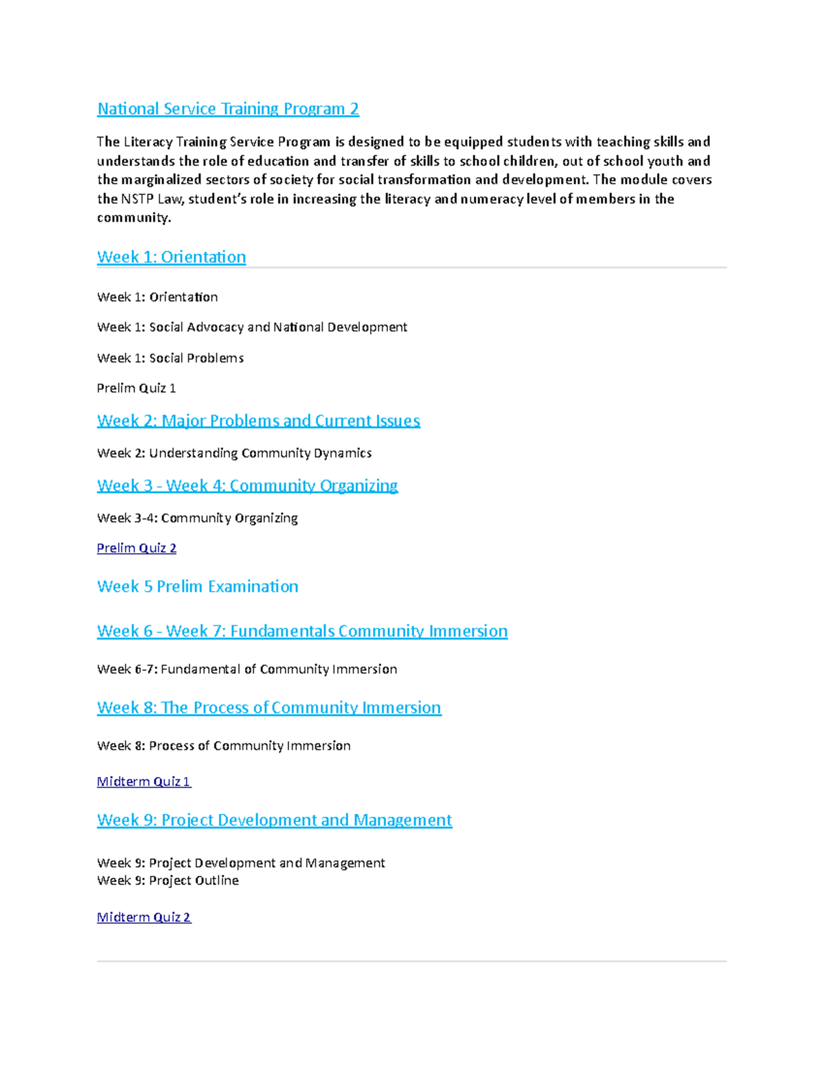 2 WHAT IS NATIONAL SERVICE TRAINING PROGRAM visual data 6
