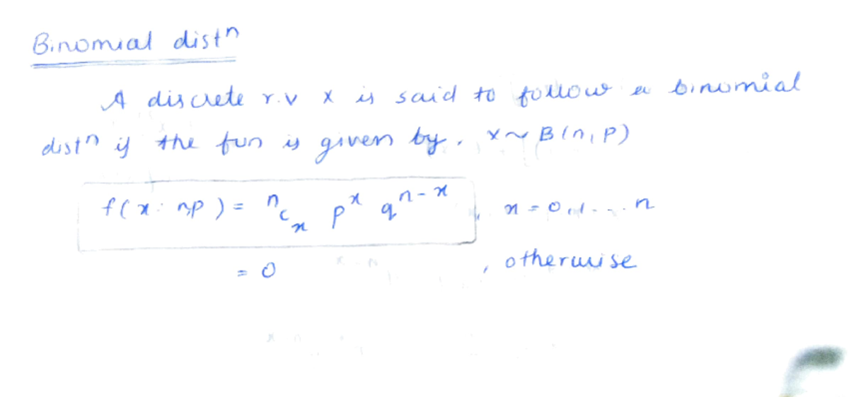 Binomial distribution, introduction, mean, median, problems - 6 distn A ...