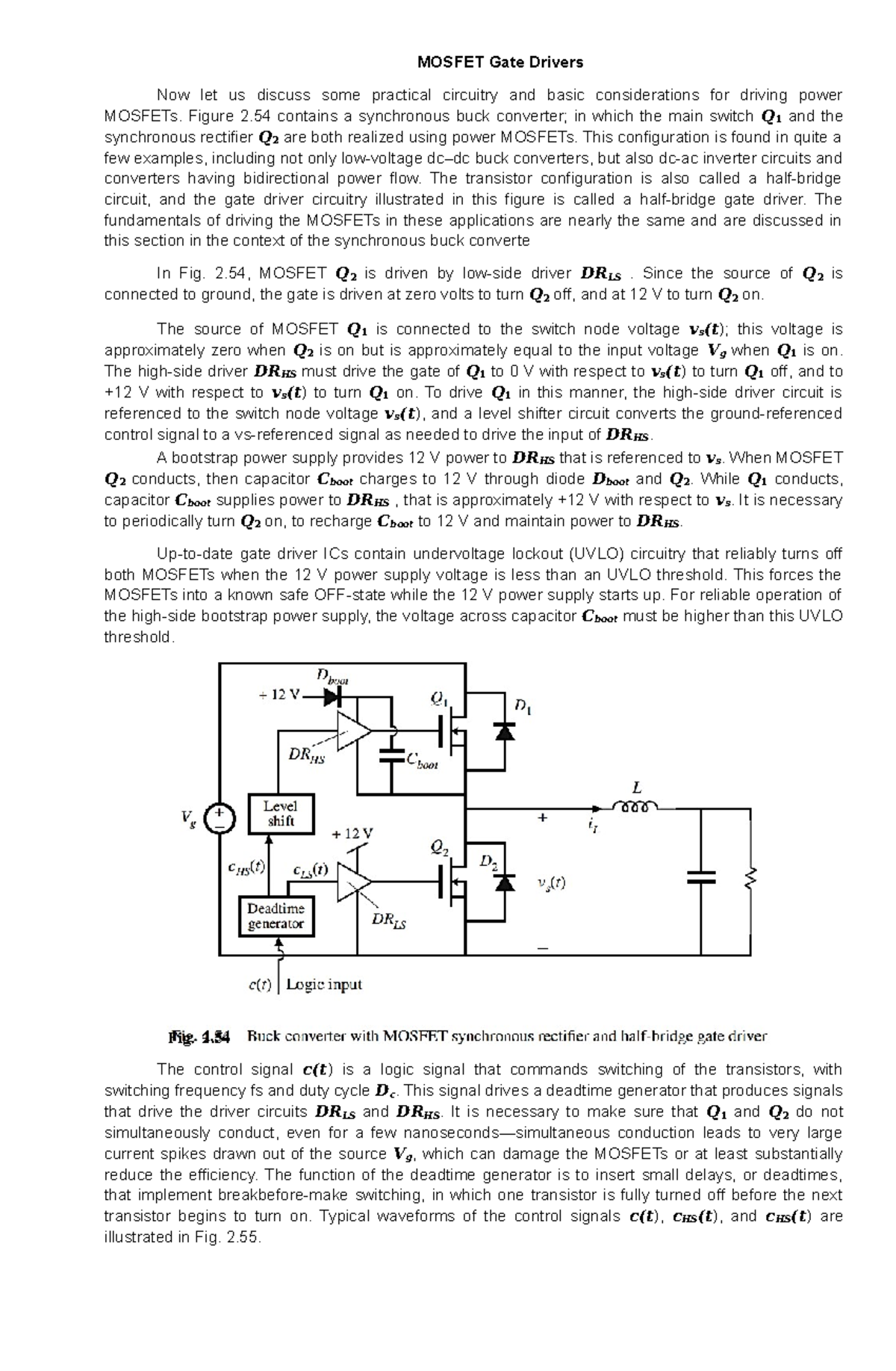 Mosfet Gate Drivers MOSFET Gate Drivers Now let us discuss some