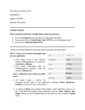 Exercise 10 React Hook - Use State - React Hook – State Hook Objectives ...