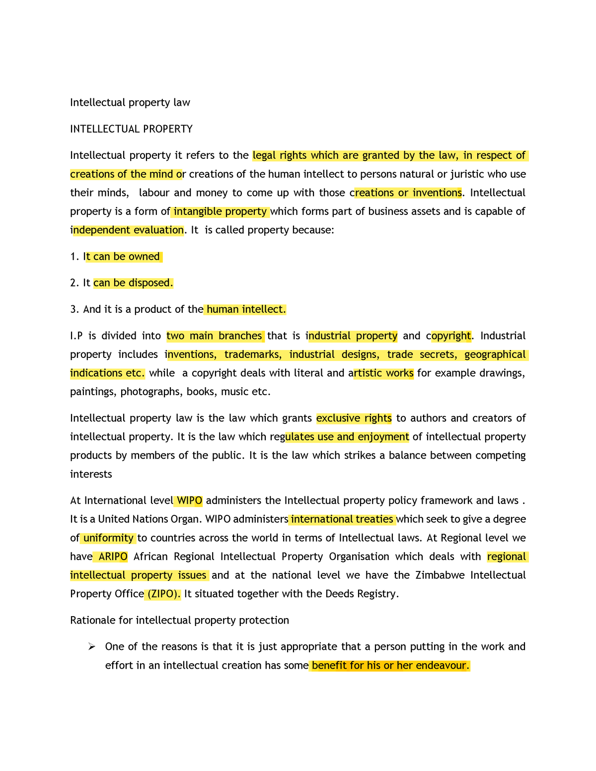 intellectual property law dissertation topics examples