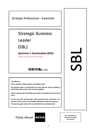 Final S18 SBL Specimen Paper Clean Proof - Strategic Professional ...