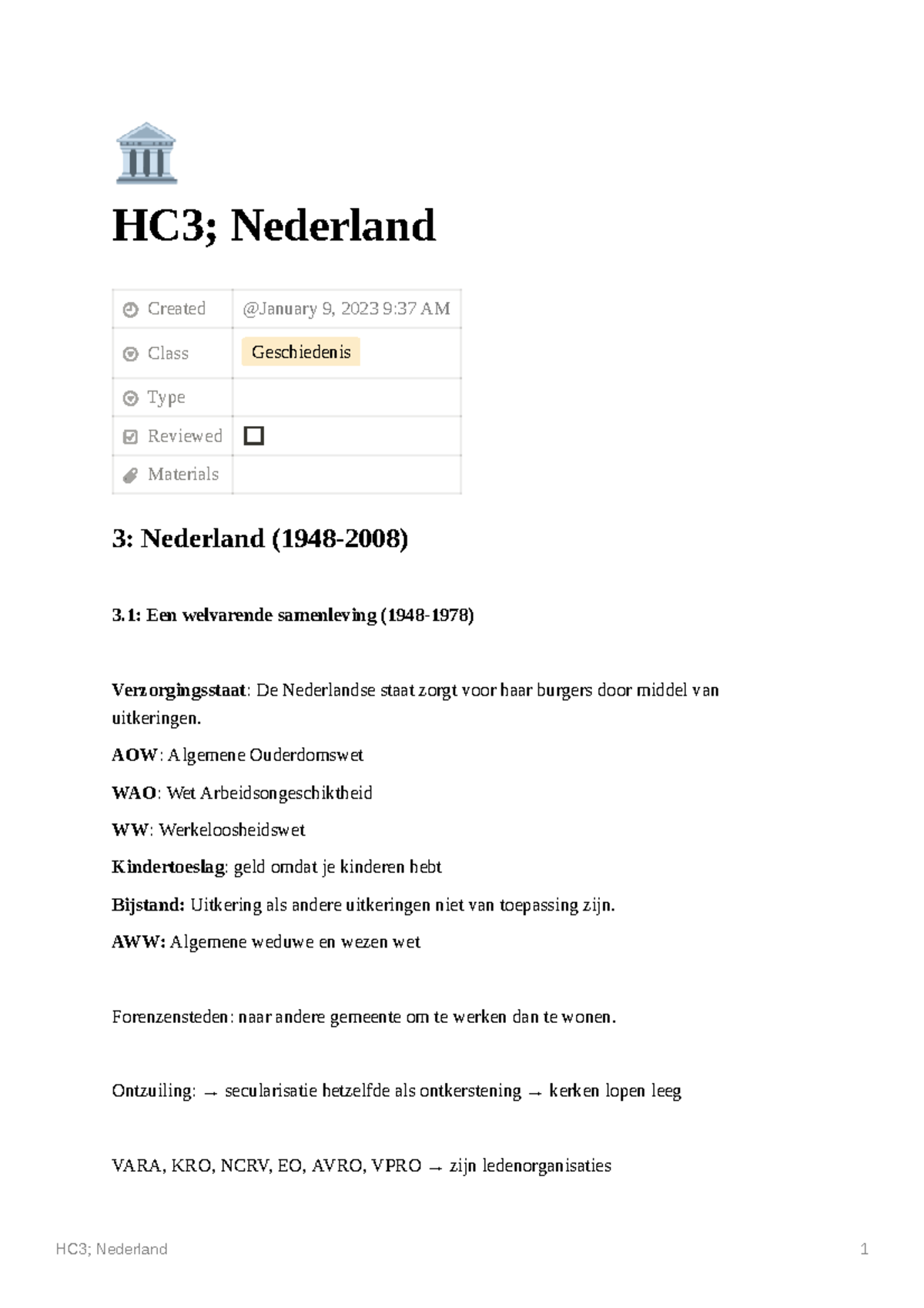 HC3 Nederland - .................... - HC3; Nederland 1 Ë HC3 ...