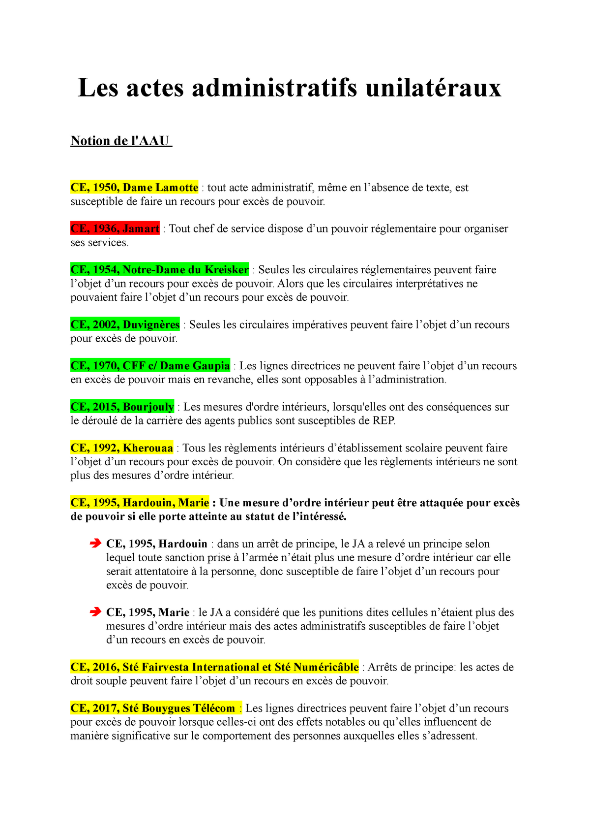 la motivation des actes administratifs dissertation