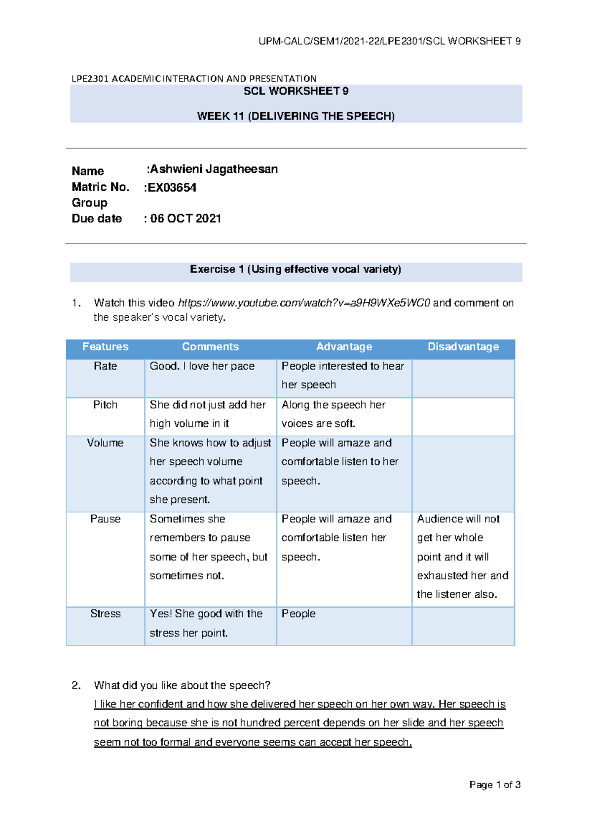 LPE2301 SCL Worksheet 9 - UPM-CALC/SEM1/2021-22/LPE2301/SCL WORKSHEET 9 ...