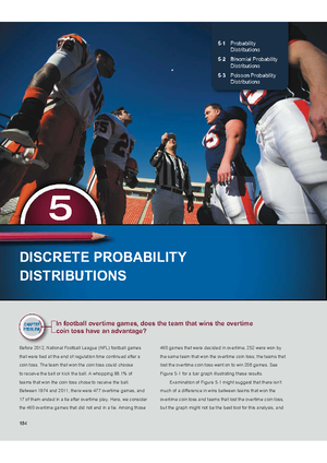 Solutions - Discrete Probability Distributions (5.1) Practice - Section ...