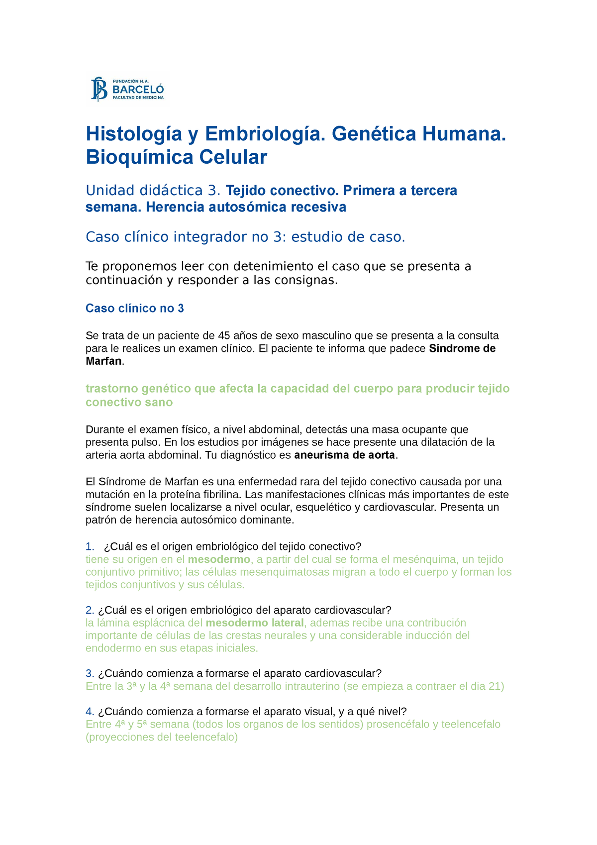 Histología Y Embriología - Histolog椃Āa Y Embriolog椃Āa. Gen攃Ātica Humana ...