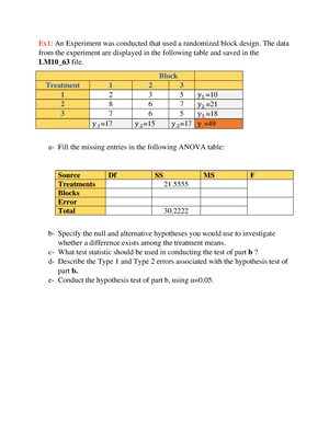 Design And Analysis Of Experiment Basic Definitions (intro) - Design ...