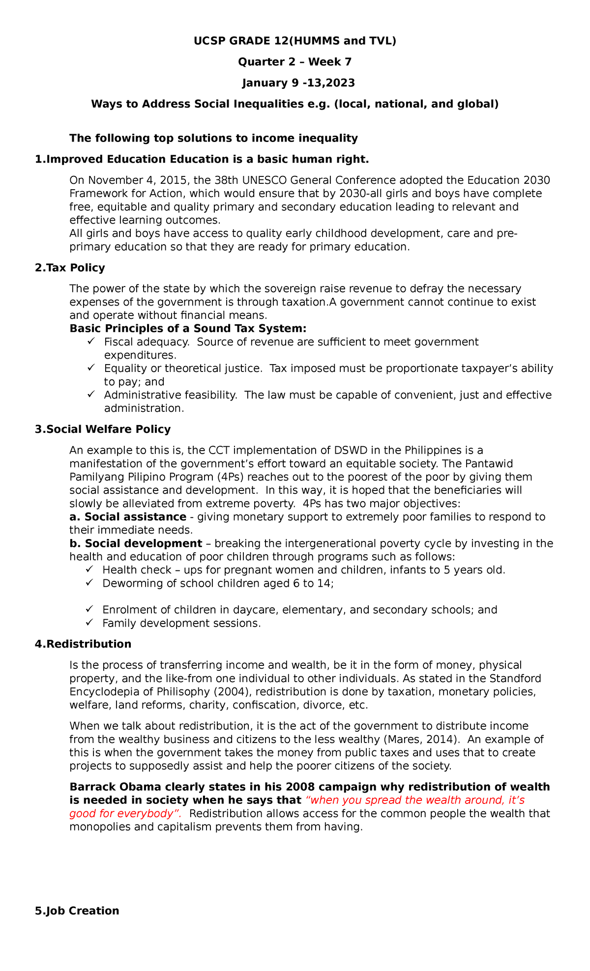 UCSP Grade 12week 7 q2 - mhutzfdscf - UCSP GRADE 12(HUMMS and TVL ...