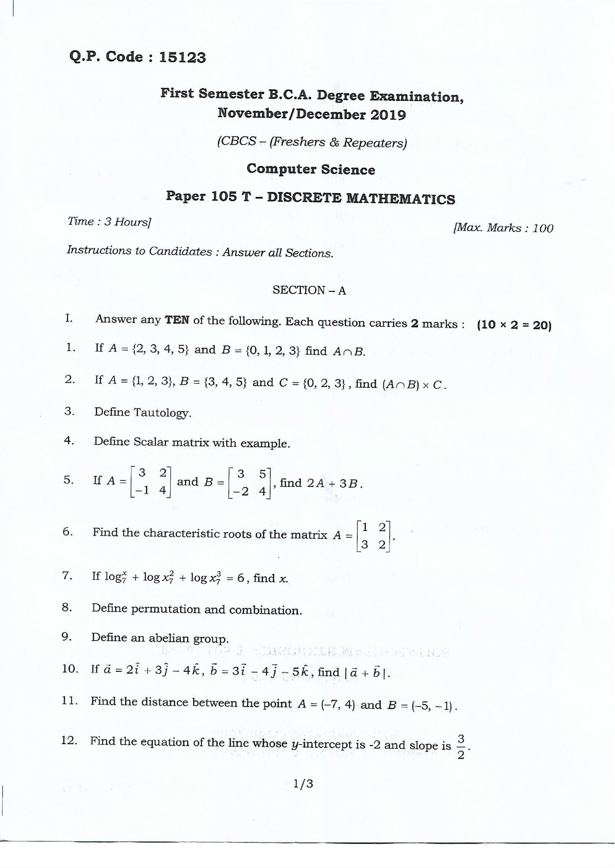 Discrete-Mathematics - Introductory To Mathematics - Studocu