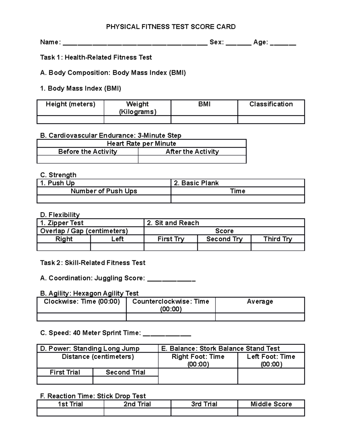 Physical Fitness Test Score Card Ppt Vrogue Co   Thumb 1200 1553 