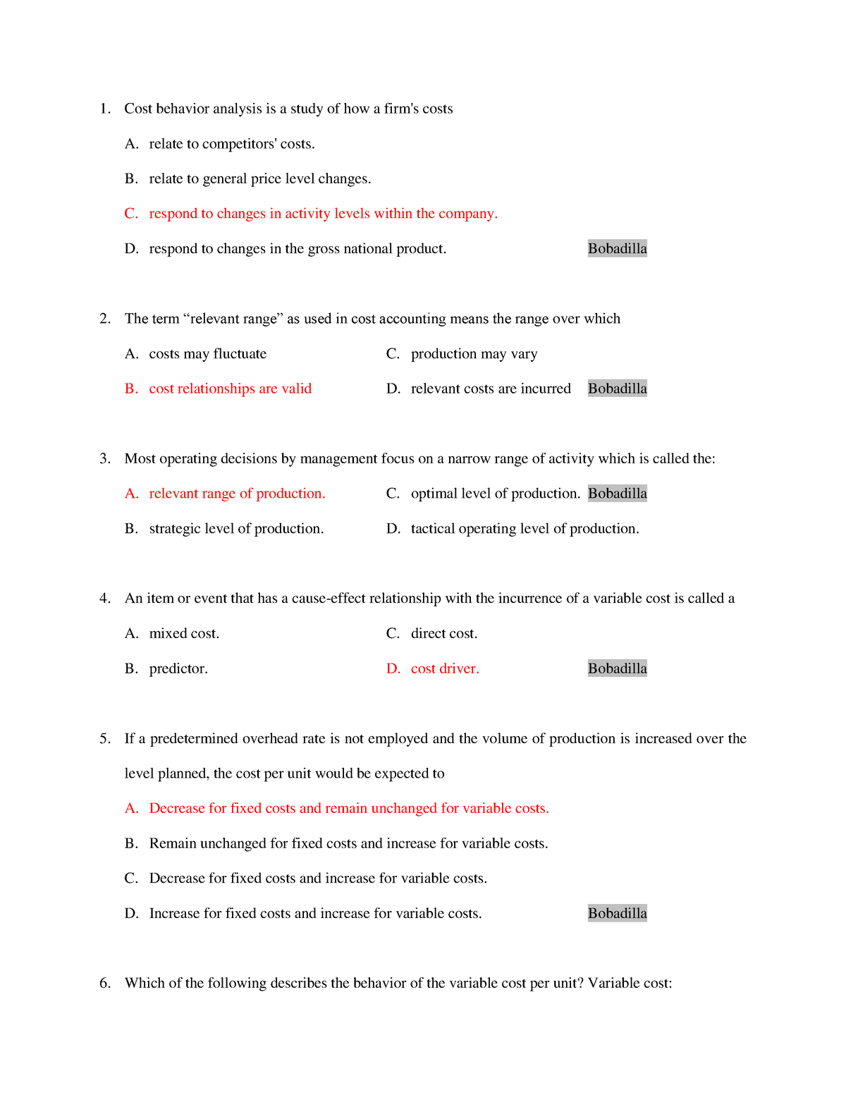 Activity cost and Cost analysis part 1 - Cost behavior analysis is a ...