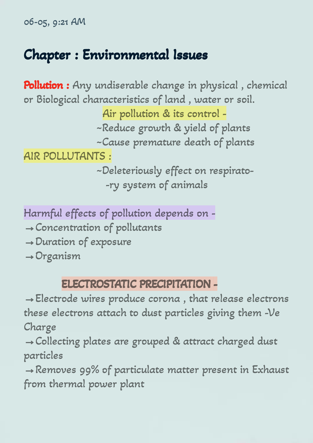 environmental-issues-short-notes-chapter-environmental-issues