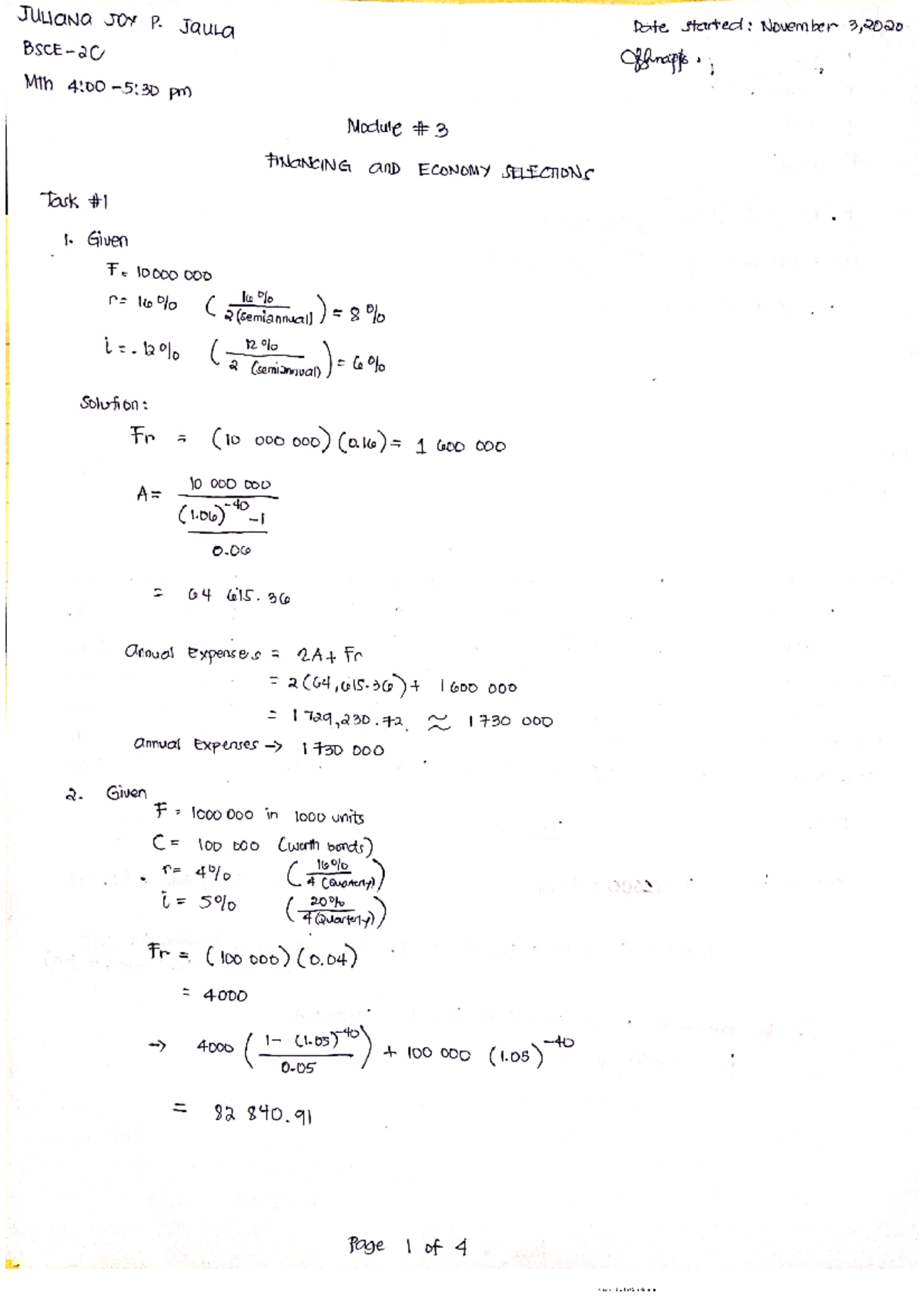 Economics module no - Bachelor of Civil Engineering - Studocu