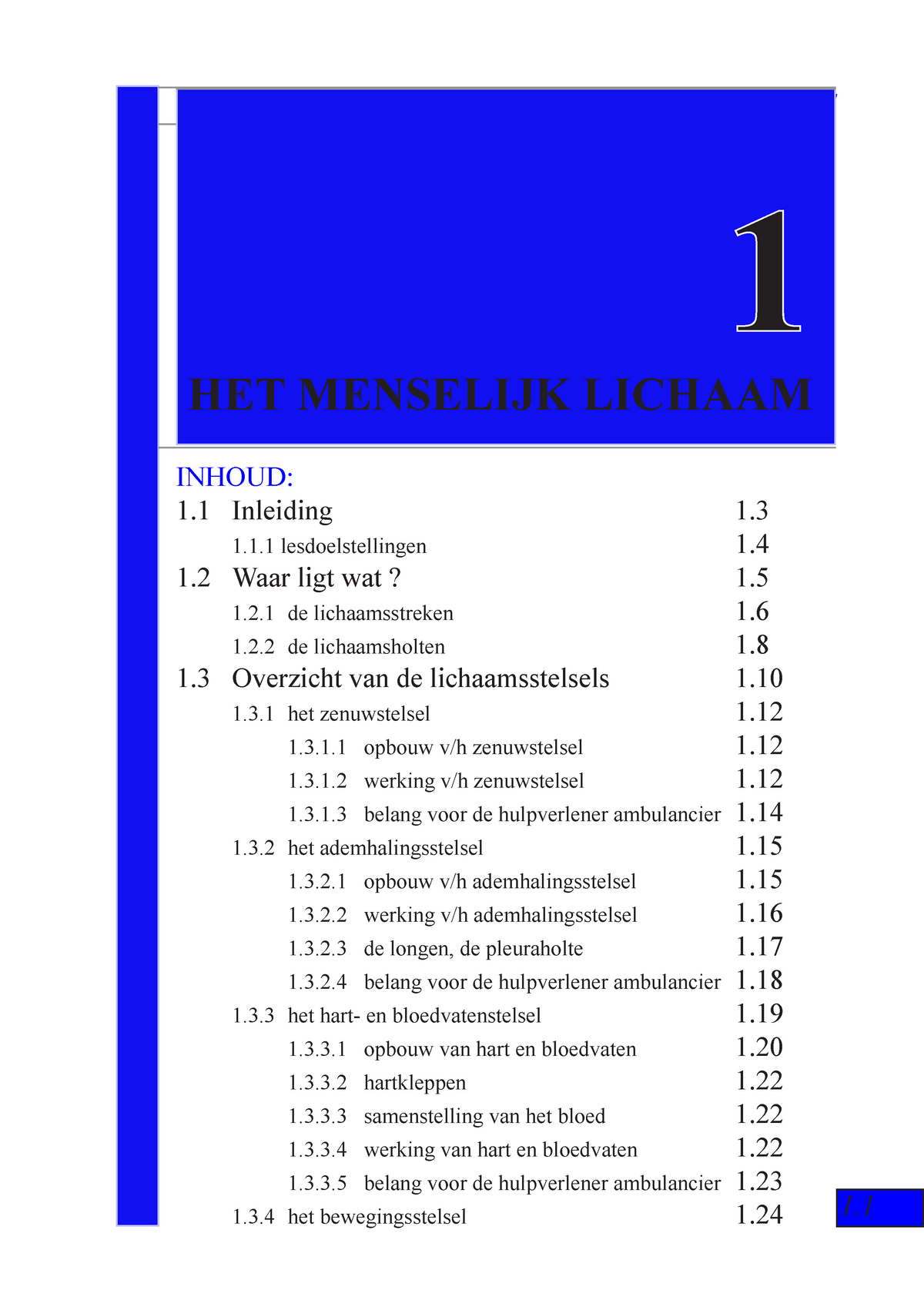 Hoofdstuk 1 Het Menselijk Lichaam Anatomie Arteveldehogeschool