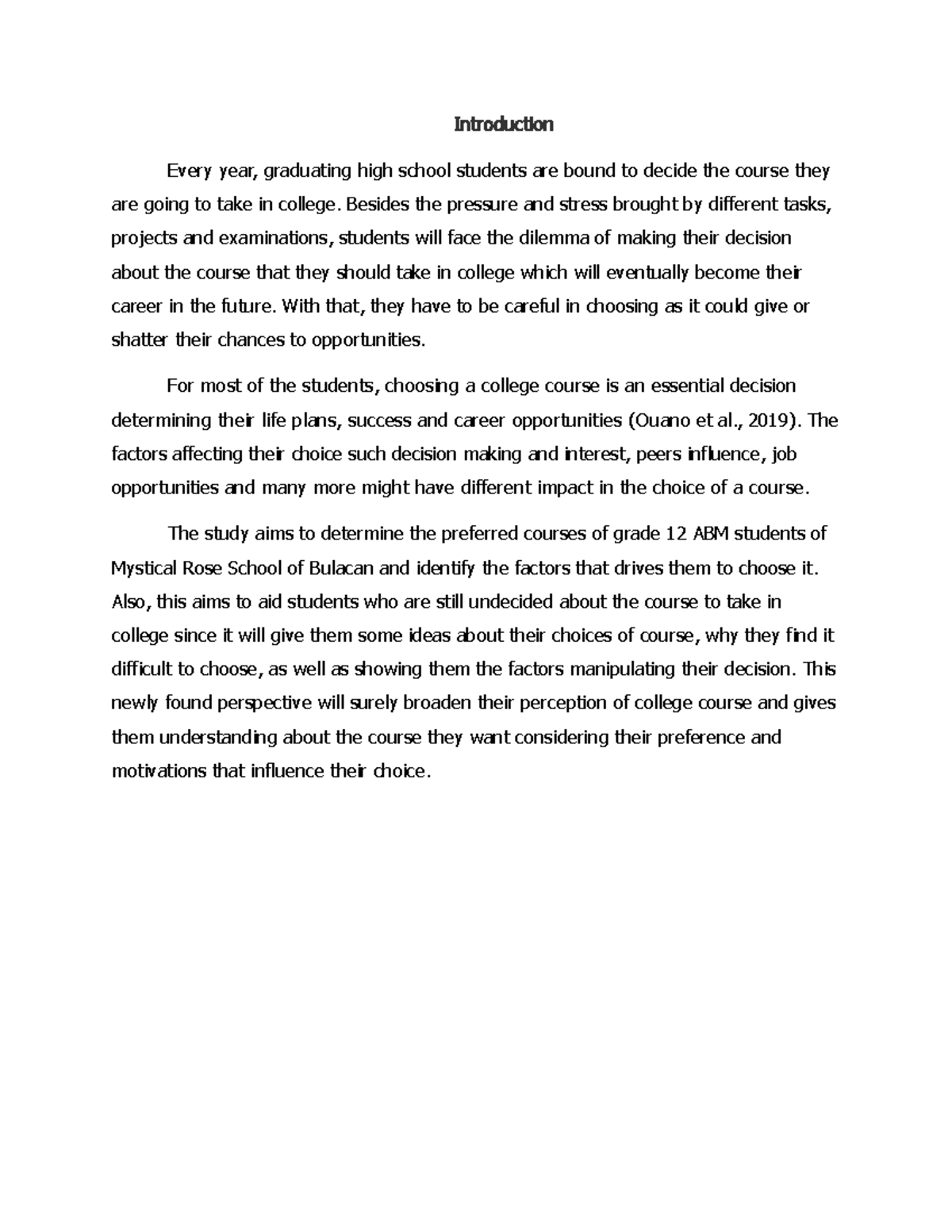 Scratchresearch III - for research purposes - Introduction Every year ...