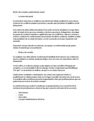 Breve descripción del paciente-RYAG - Breve descripción del paciente La ...