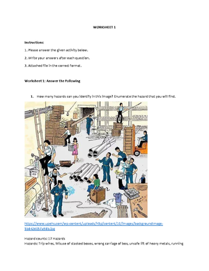 Hazard Identification Checklist (Au) - HAZARD IDENTIFICATION CHECKLIST ...