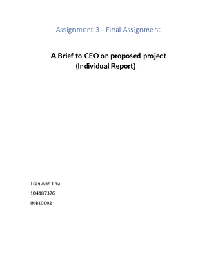 Assignment 3 INB-1 - sadasdsad - Assignment 3 - Final Assignment Do Duc ...