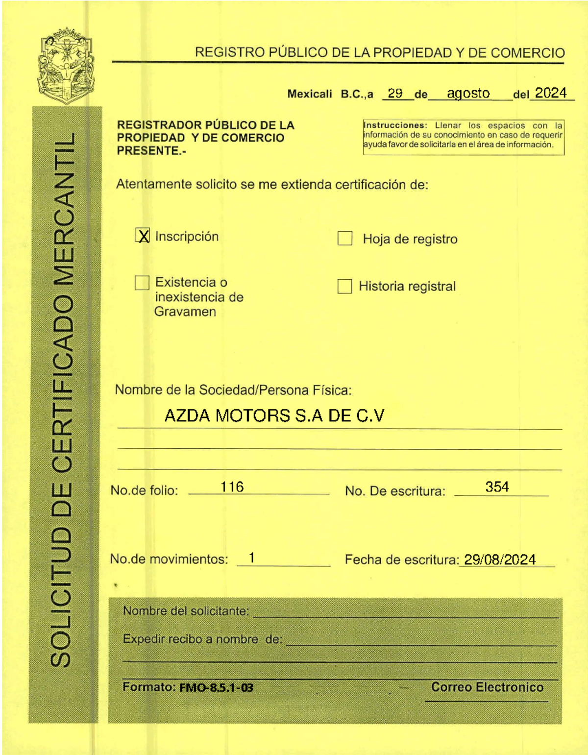 AZDA Motors. RPPC - ejemplo de como realizar una rppyc - REGISTRADOR ...
