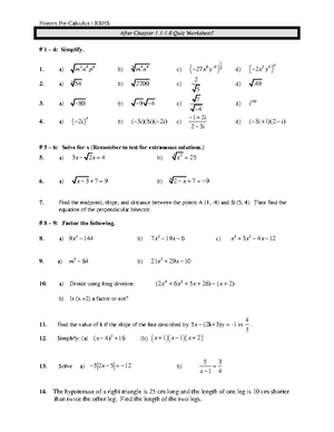 Mini PCR Worksheet PCR Basics - PCR Basics Worksheet Write your PCR ...