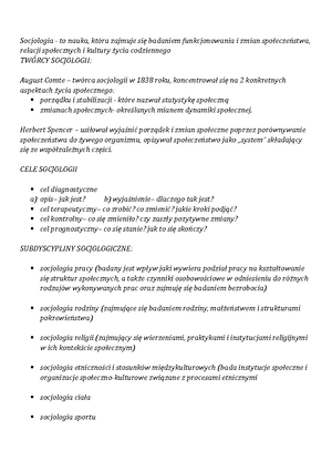 B.Szacka R.8 - Notatka - Wstep Do Socjologii - ROZDZIAŁ VIII – B ...